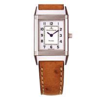 积家Reverso系列女表Q2608410 经典长方形设计与鸵鸟皮腕带的优雅结合